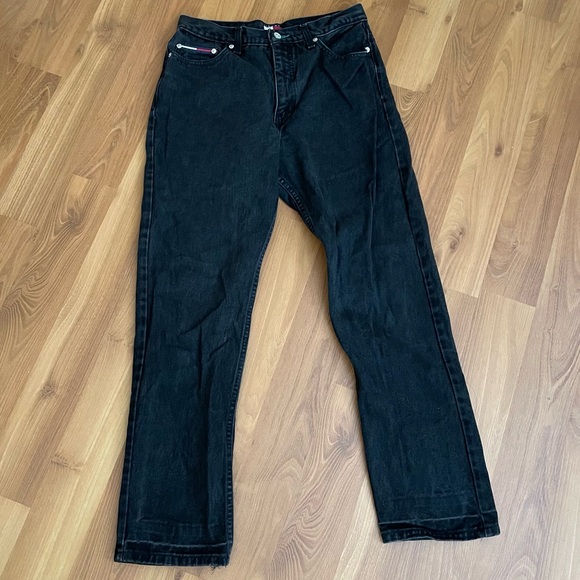 Vintage Tommy Hilfiger 100% Cotton straight leg jeans 30 fits 29 - Picture 1 of 7